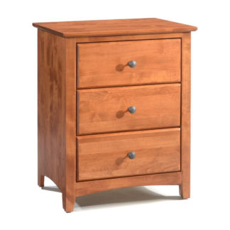 Shaker-3-Drawer-Nightstand