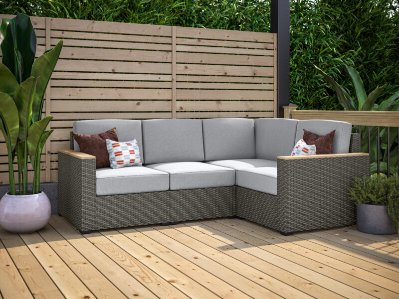 Boca Raton Outdoor 4 Seat Sectional