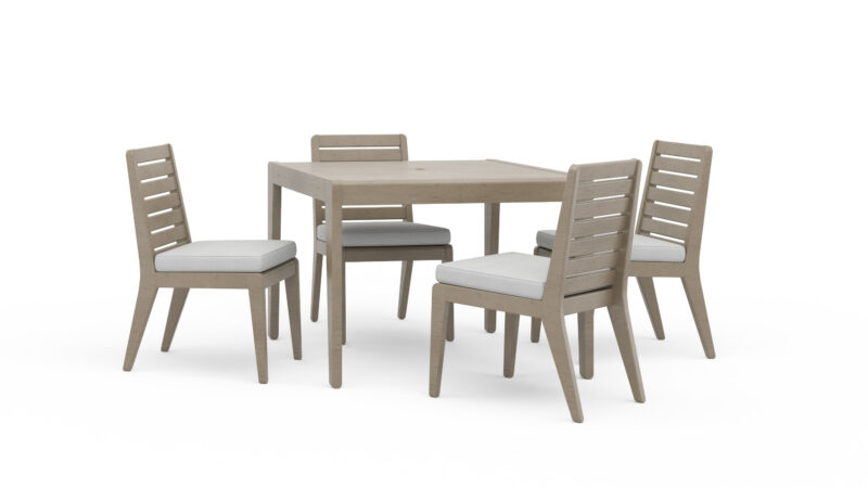 Sustain Outdoor Dining Table and Four Chairs