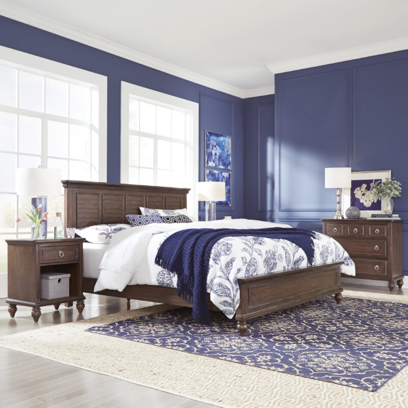 Marie King Bed, Nightstand and Chest