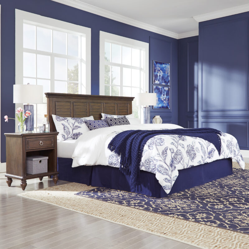 Marie King Headboard and Two Nightstands