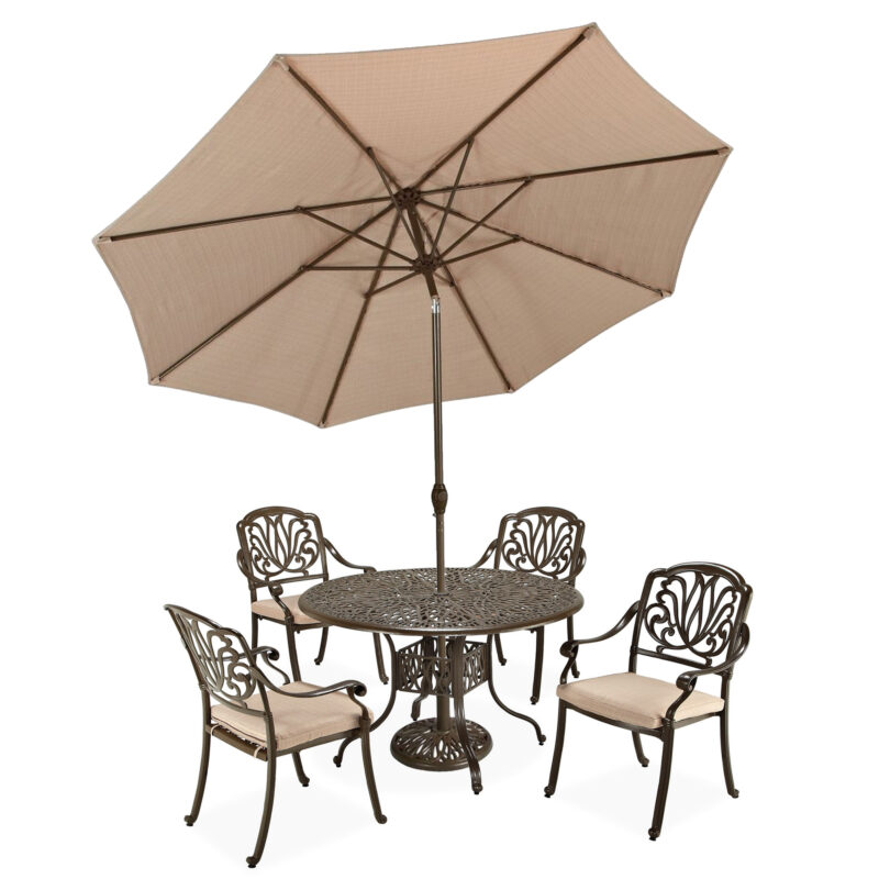 Capri 6 Piece Outdoor Dining Set