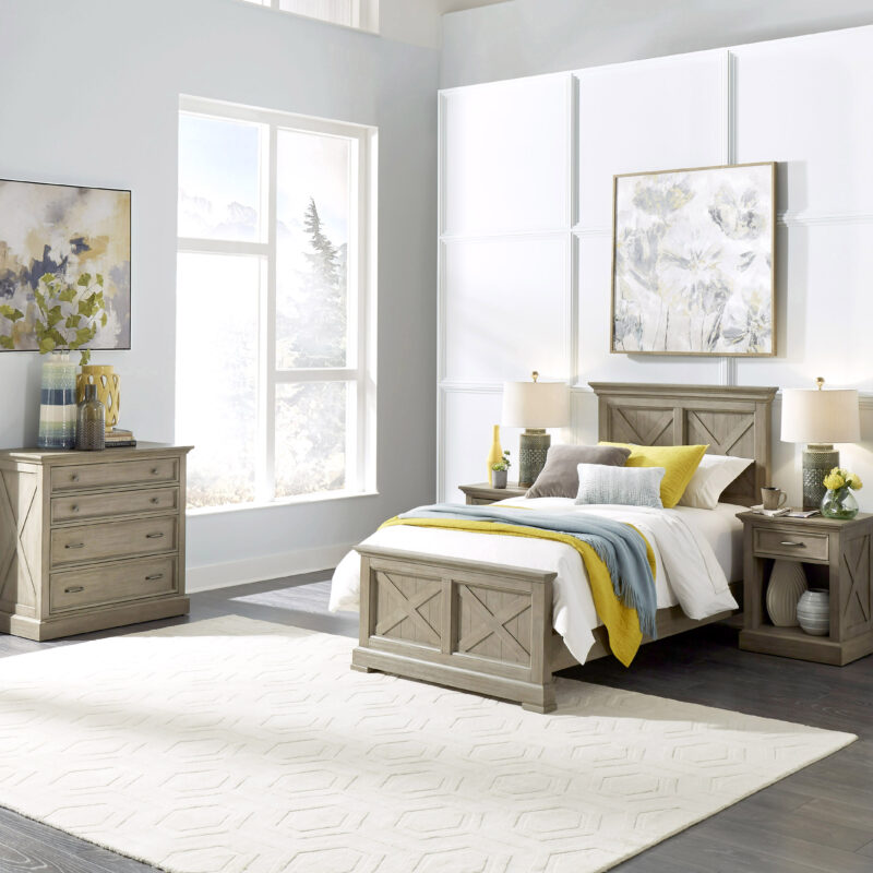 Walker Twin Bed, Nightstand and Chest