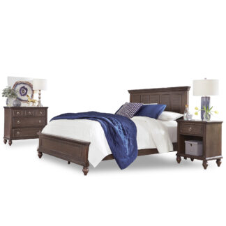 Marie Queen Bed, Nightstand and Chest