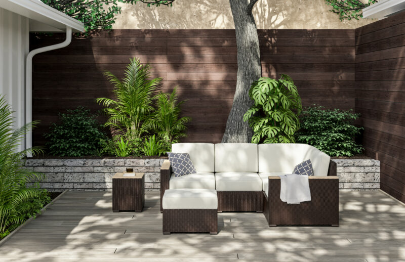 Palm Springs Outdoor 4 Seat Sectional