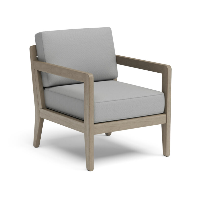 Sustain Outdoor Lounge Armchair Pair and End Table