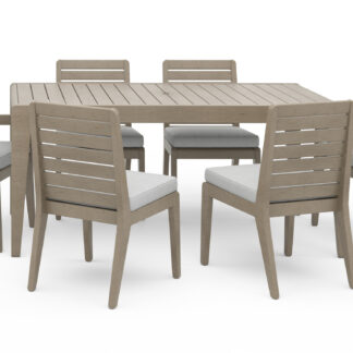 Sustain Outdoor Dining Table and Six Chairs