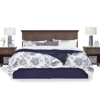 Marie King Headboard and Two Nightstands