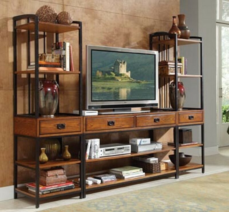 Modern Craftsman Media Stand