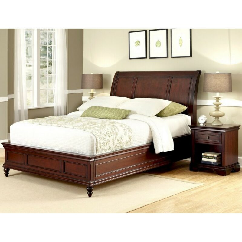 Lafayette King Bed and Nightstand