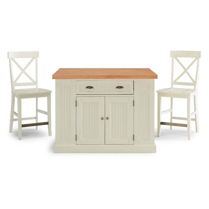 Hartford 3 Piece Kitchen Island Set