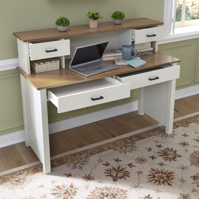 District Writing Desk and Hutch
