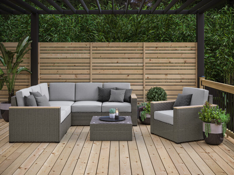 Boca Raton Outdoor 5 Seat Sectional