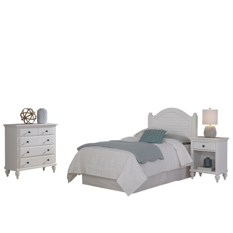 Penelope Twin Headboard, Nightstand and Chest