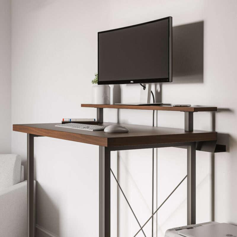 Merge Standing Desk with Monitor Stand