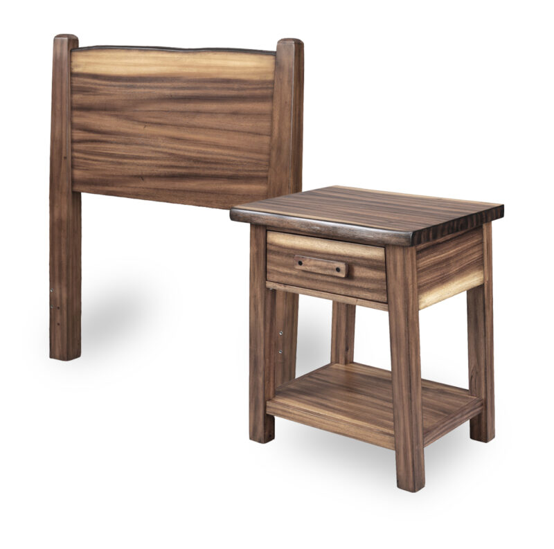 Forest Retreat Twin Bed and Nightstand