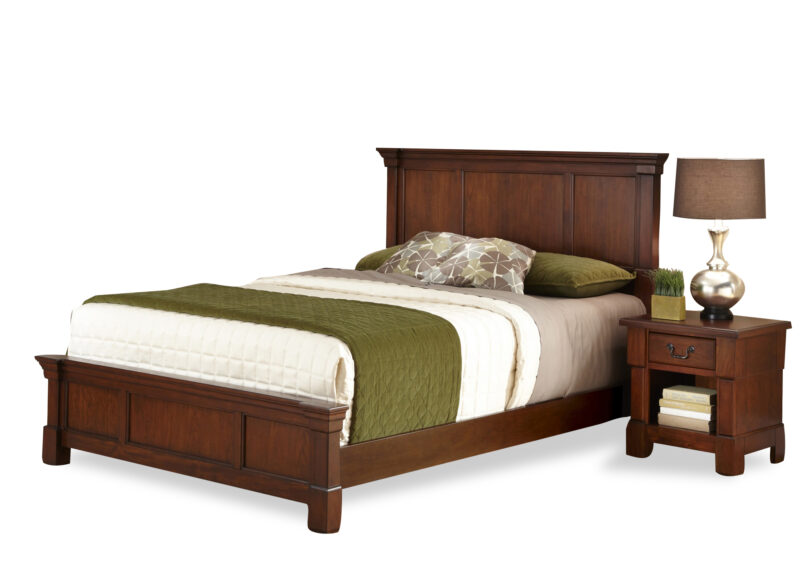 Aspen King Bed and Nightstand