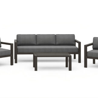 Grayton Outdoor Aluminum Sofa 4-Piece Set