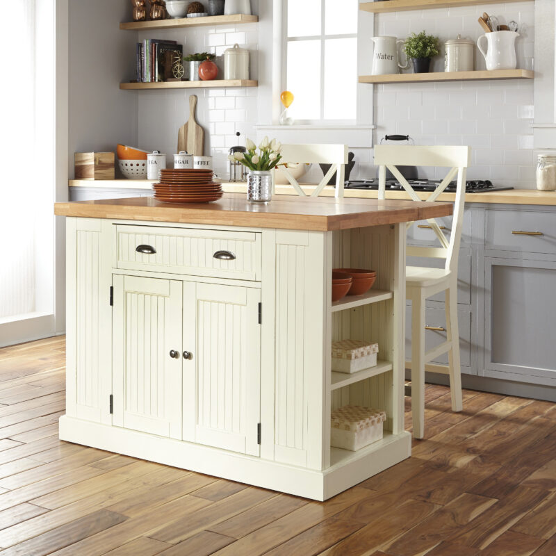 Hartford 3 Piece Kitchen Island Set