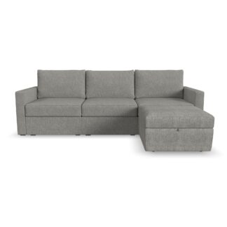 Flex Sofa with Standard Arm and Storage Ottoman