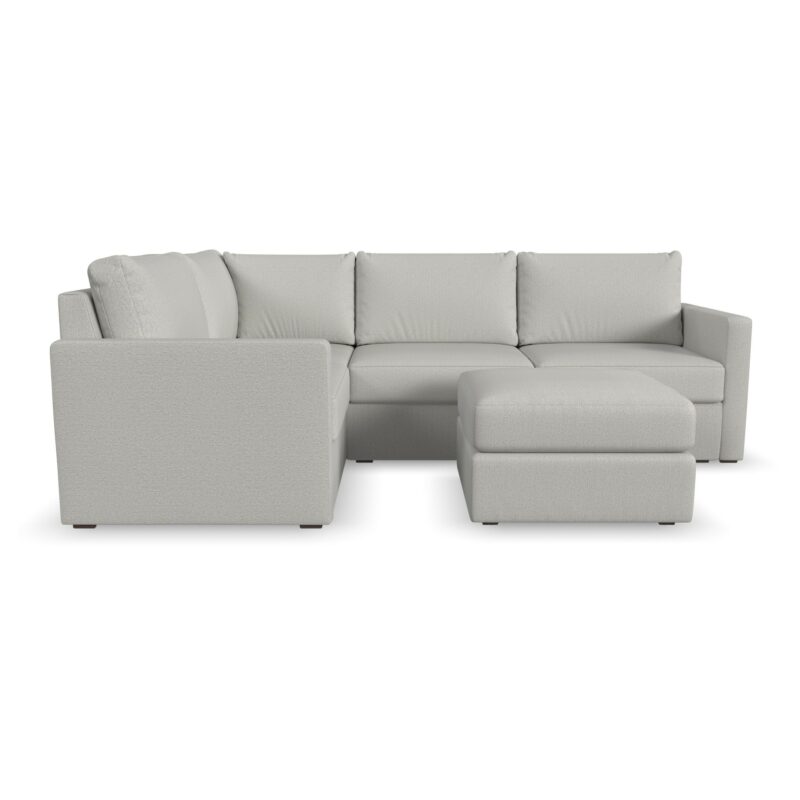 Flex 4-Seat Sectional with Standard Arm and Ottoman
