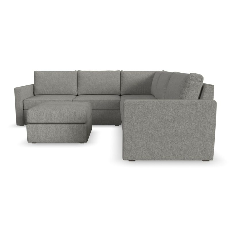 Flex 5-Seat Sectional with Standard Arm and Ottoman