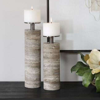 Shadowstone Candleholders