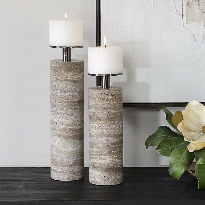 Shadowstone Candleholders