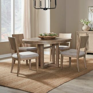 5 Piece Pedestal Table Set