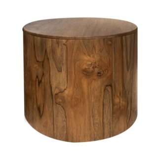 Balam Round Drum End Table