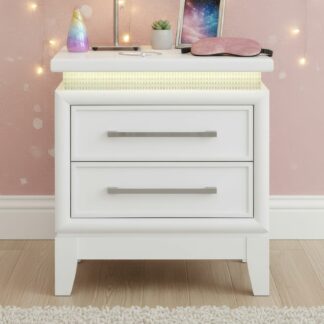Nightstand W/ Charging Station