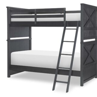 Twin Over Twin Bunk - Black